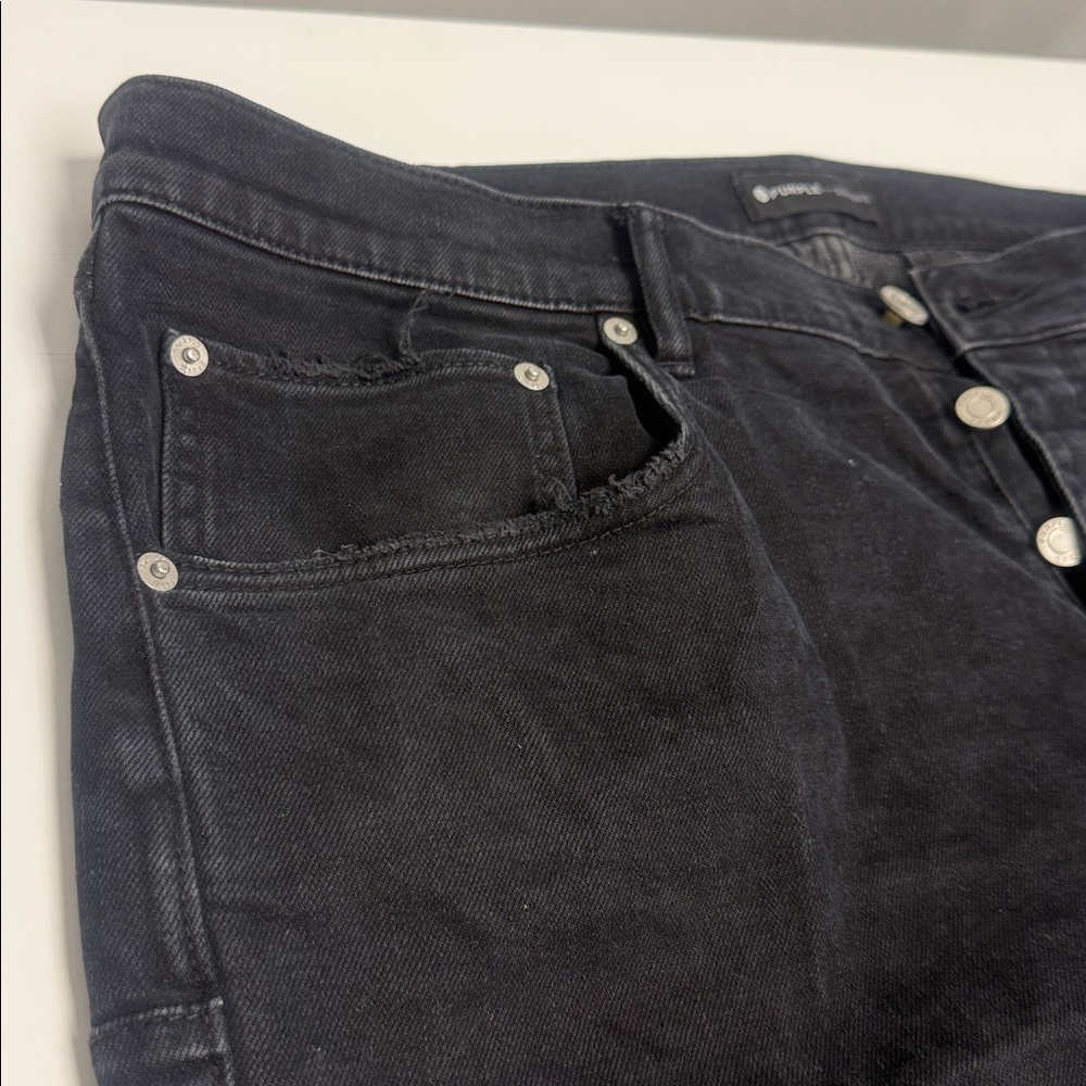 Purple Brand Black Jeans sz 38 - Picture 8 of 11